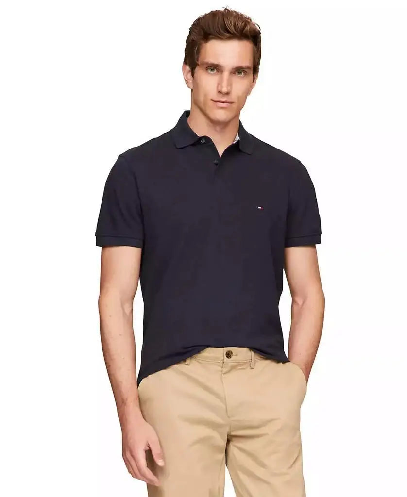 Tommy Hilfiger Men's Classic Fit Cotton Polo Shirt Golf Sportswear Accessories