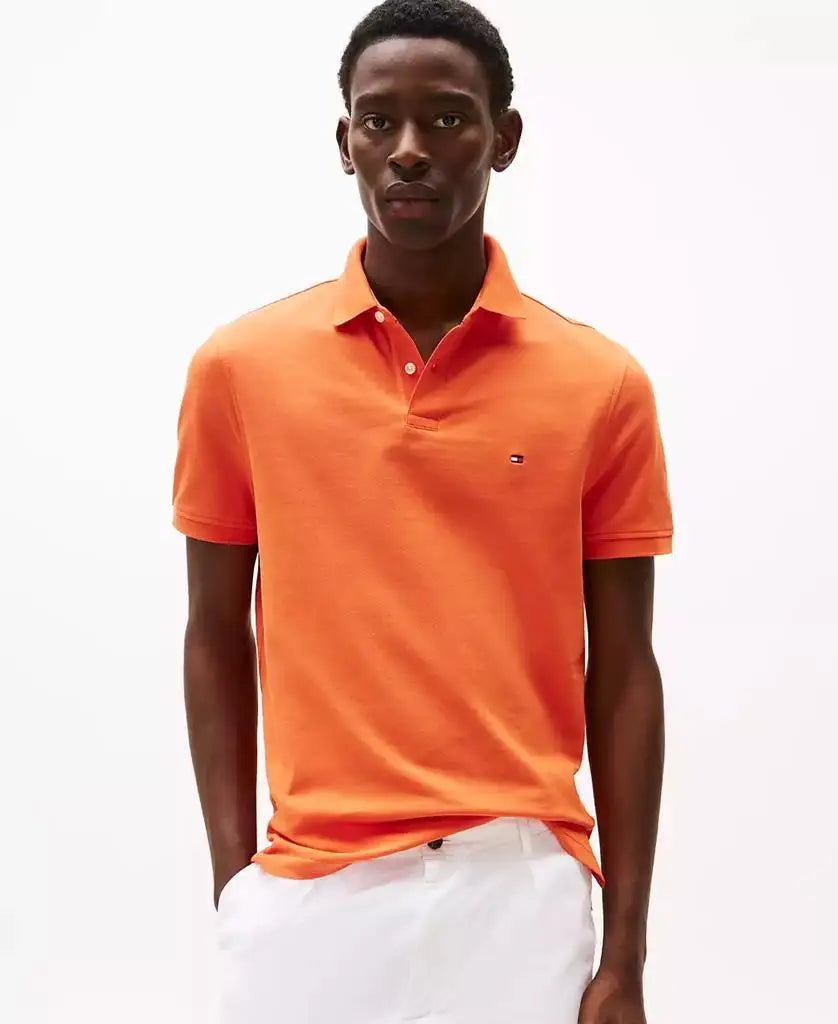 Tommy Hilfiger Men's Classic Fit Cotton Polo Shirt Golf Sportswear Accessories
