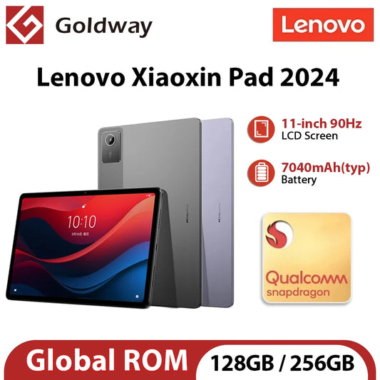 Global Firmware Lenovo Tab Xiaoxin Pad 2024 11'' 6GB / 8GB RAM 128GB ROM Snapdragon 685 7040mAh Battery Wifi Google Play Tablet