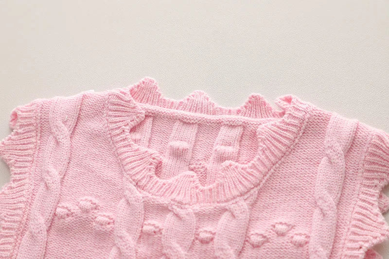 Children Clothing Sets for Girls T Shirt Floral Vest Bow Jeans Spring Autumn Toddler Baby Clothes Infant Outfits Kids Tracksuit