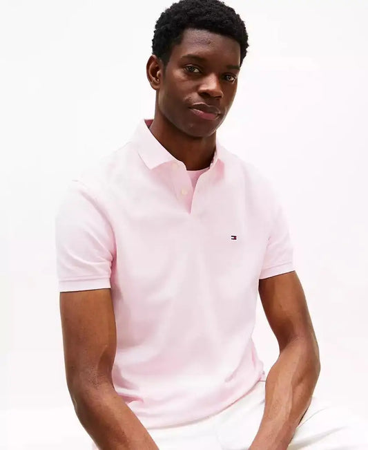Tommy Hilfiger Men's Classic Fit Cotton Polo Shirt Golf Sportswear Accessories