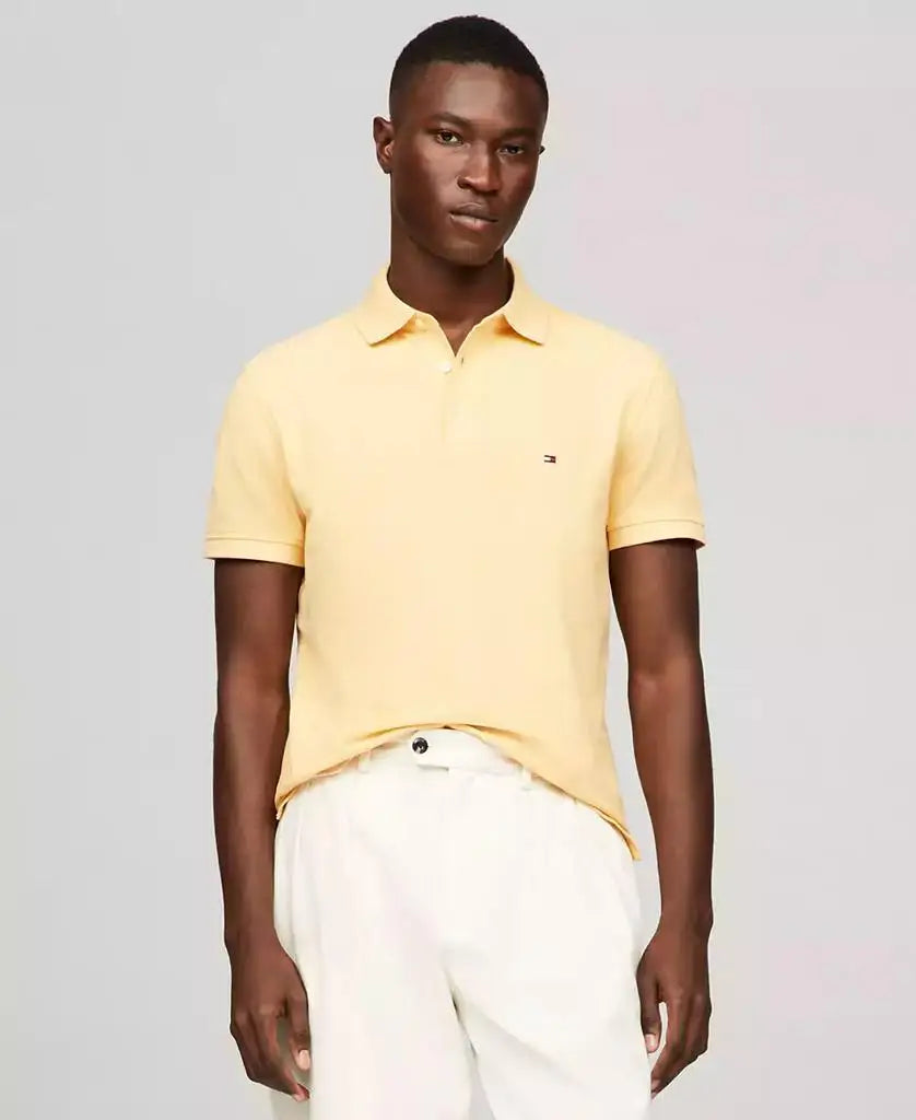 Tommy Hilfiger Men's Classic Fit Cotton Polo Shirt Golf Sportswear Accessories